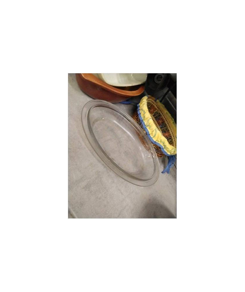 PLAT OVALE VERRE 