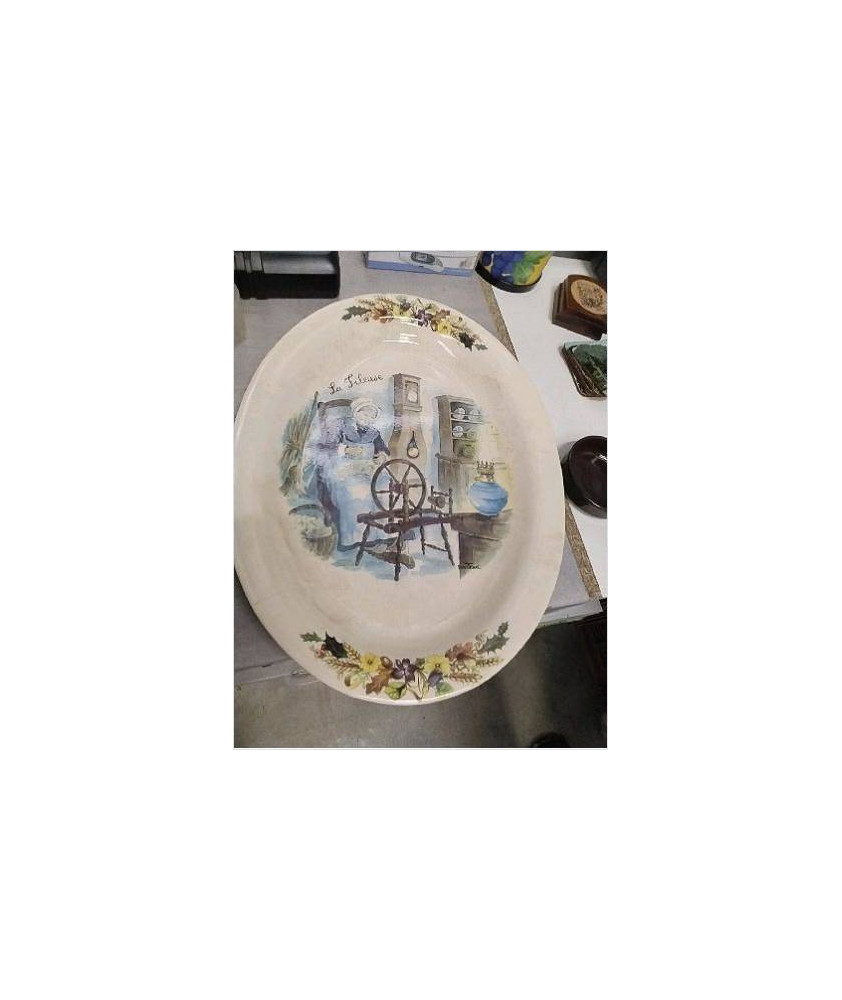 PLAT OVALE GM LA FILEUSE 