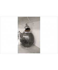 LUSTRE VERRE FUME ANNEES 70 