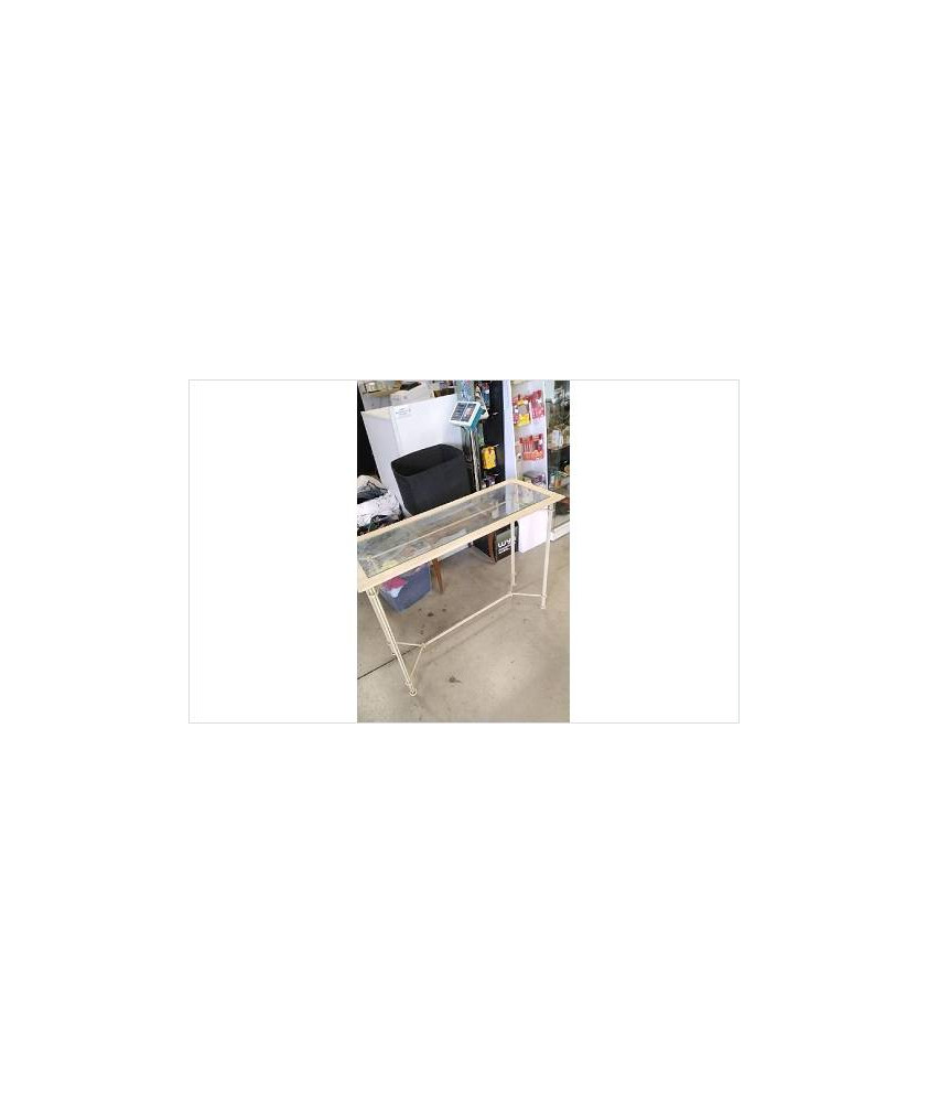 CONSOLE FER / VERRE