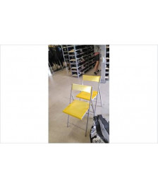 CHAISE PLIANTE JAUNE