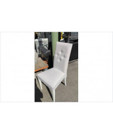 CHAISE BLANCHE ET GRISE 