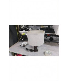 LAMPE DE CHEVET BOIS GRISE 