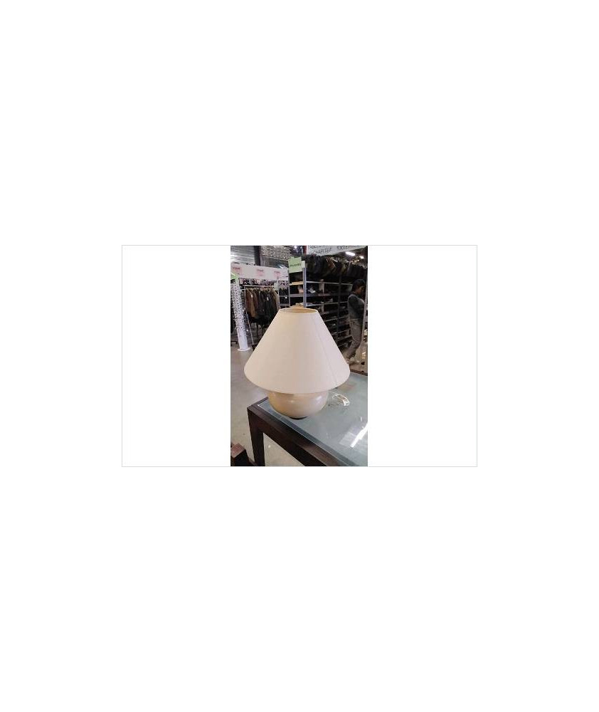 LAMPE PIED GALET CLAIR