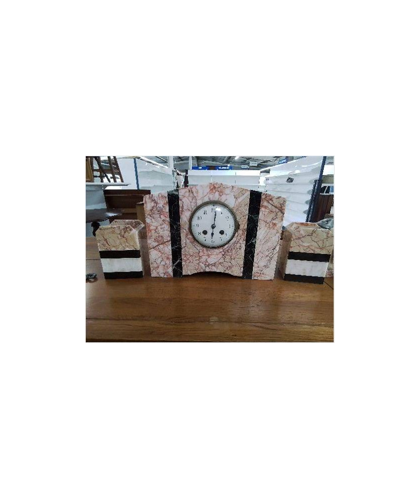 GARNITURE DE CHEMINEE STYLE ART DECO