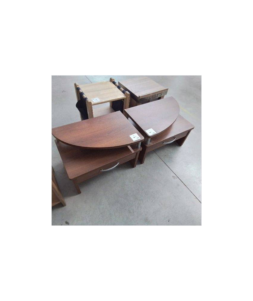 PAIRE DE CHEVET BOIS FONCÉ