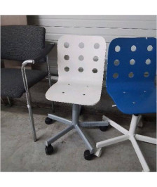 CHAISE DE BUREAU BLANCHE