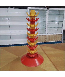 PRESENTOIR ROUGE JAUNE 