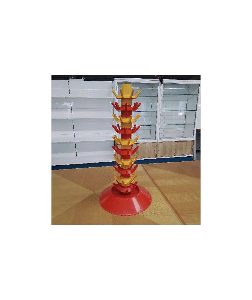 PRESENTOIR ROUGE JAUNE 