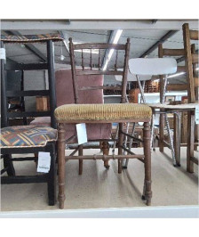 CHAISE TISSU VERT 
