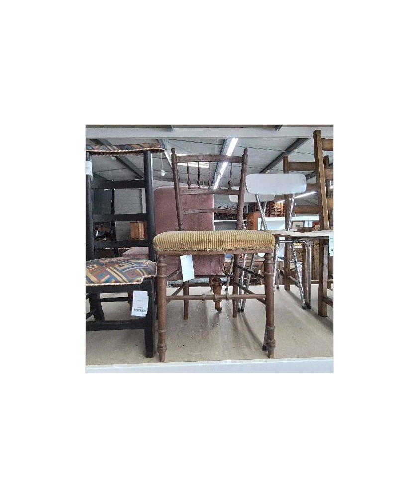 CHAISE TISSU VERT 