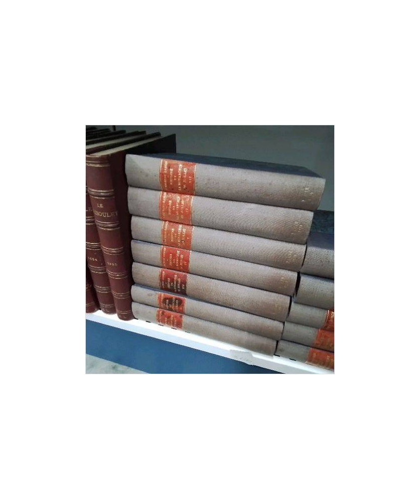 HISTOIRE DD LA MONARCHIE DE JUILLET LOT DE 7