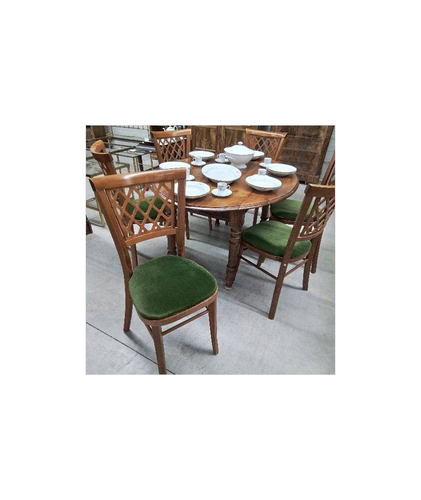 CHAISE ASSISE VELOURS CROISILLONS L’UNITÉ