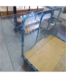 PLATEAU BUREAU EN VERRE 