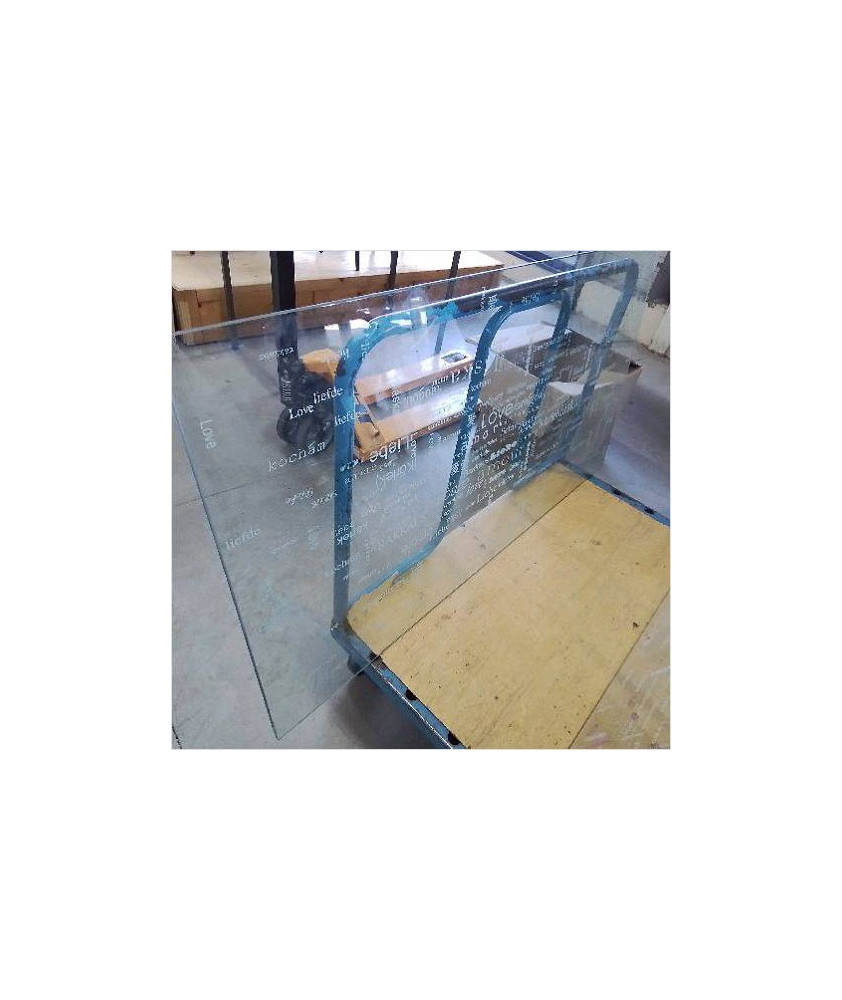 PLATEAU BUREAU EN VERRE 