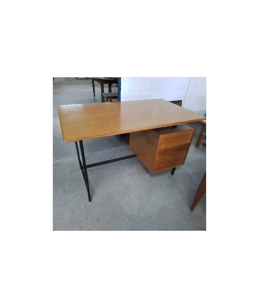 BUREAU VINTAGE 3 TIROIRS
