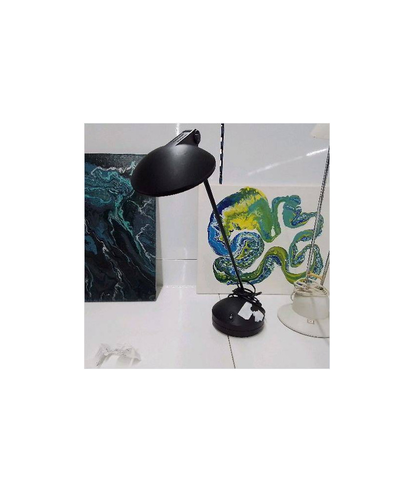 LAMPE DE BUREAU NOIRE UNILUX