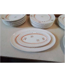 LOT DE 3 PLAT EN PORCELAINE ARDY 