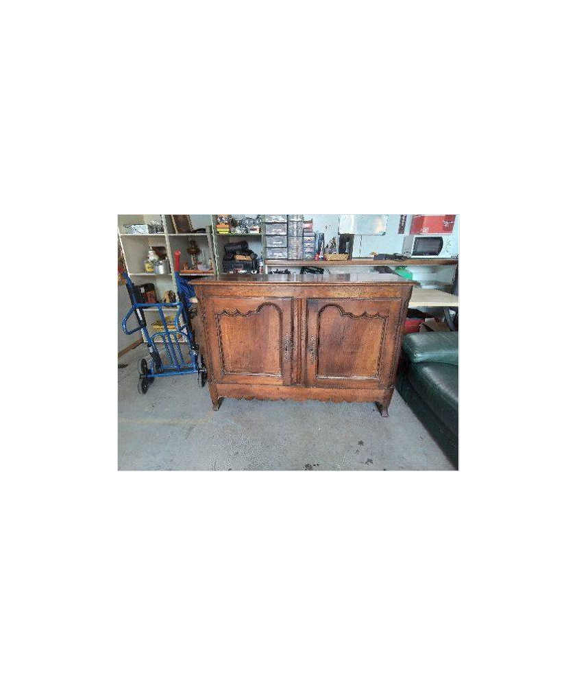 BUFFET 2 PORTES EN CHÊNE 19EME