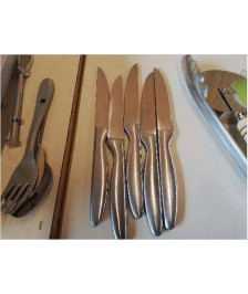 LOT DE 5 COUTEAUX A VIANDE 