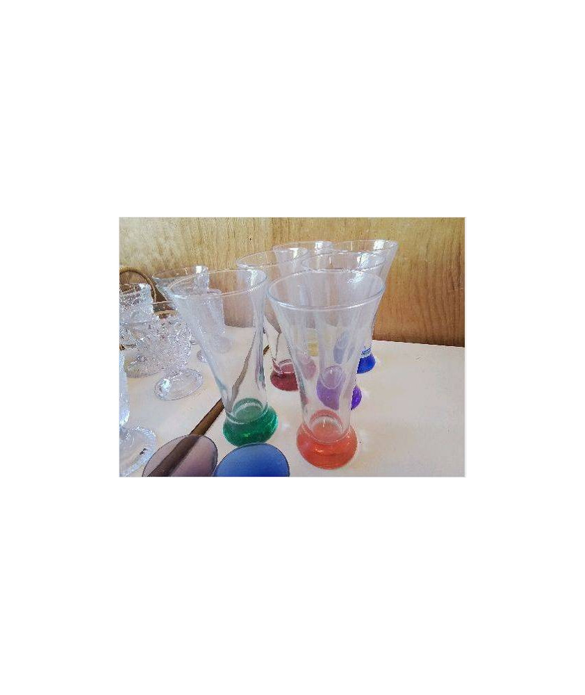 LOT DE 6 VERRES A JUS