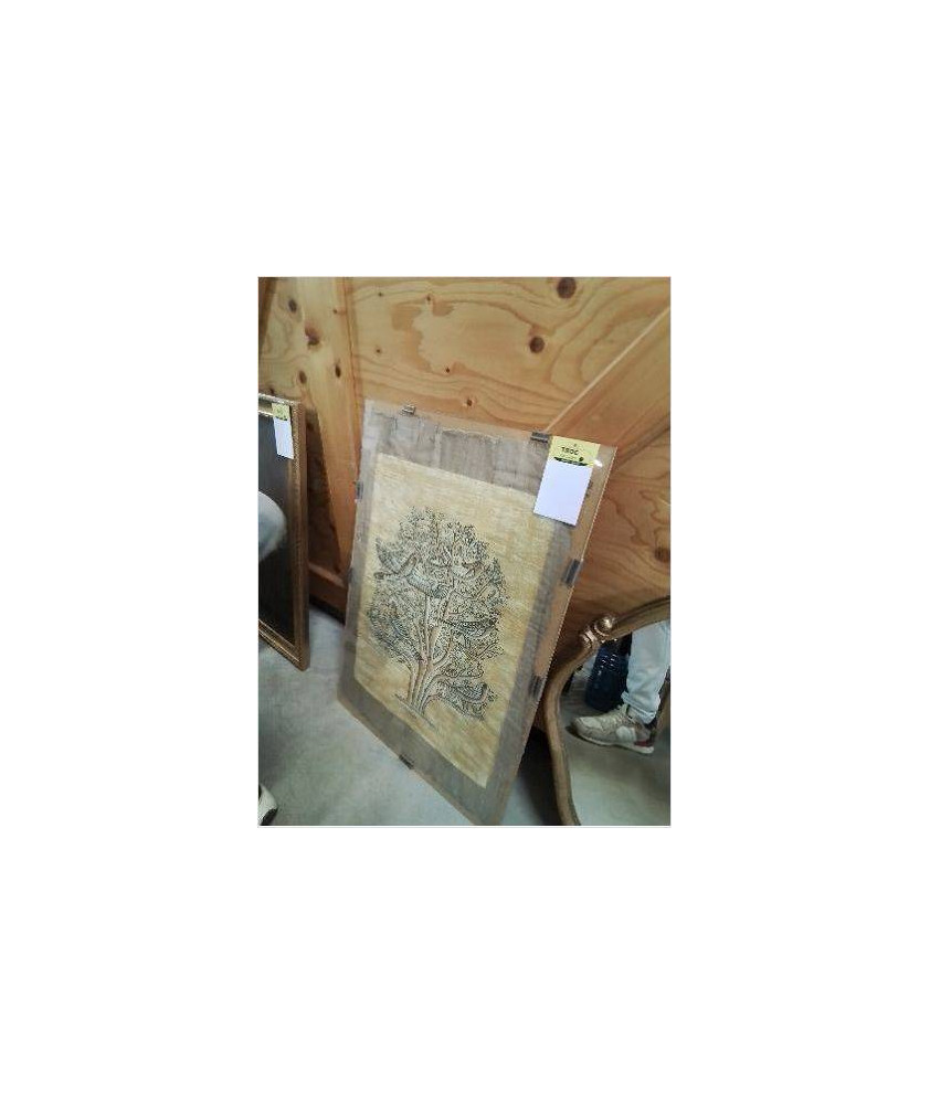 PEINTURE SUR PANNEAU AUX OISEAUX 