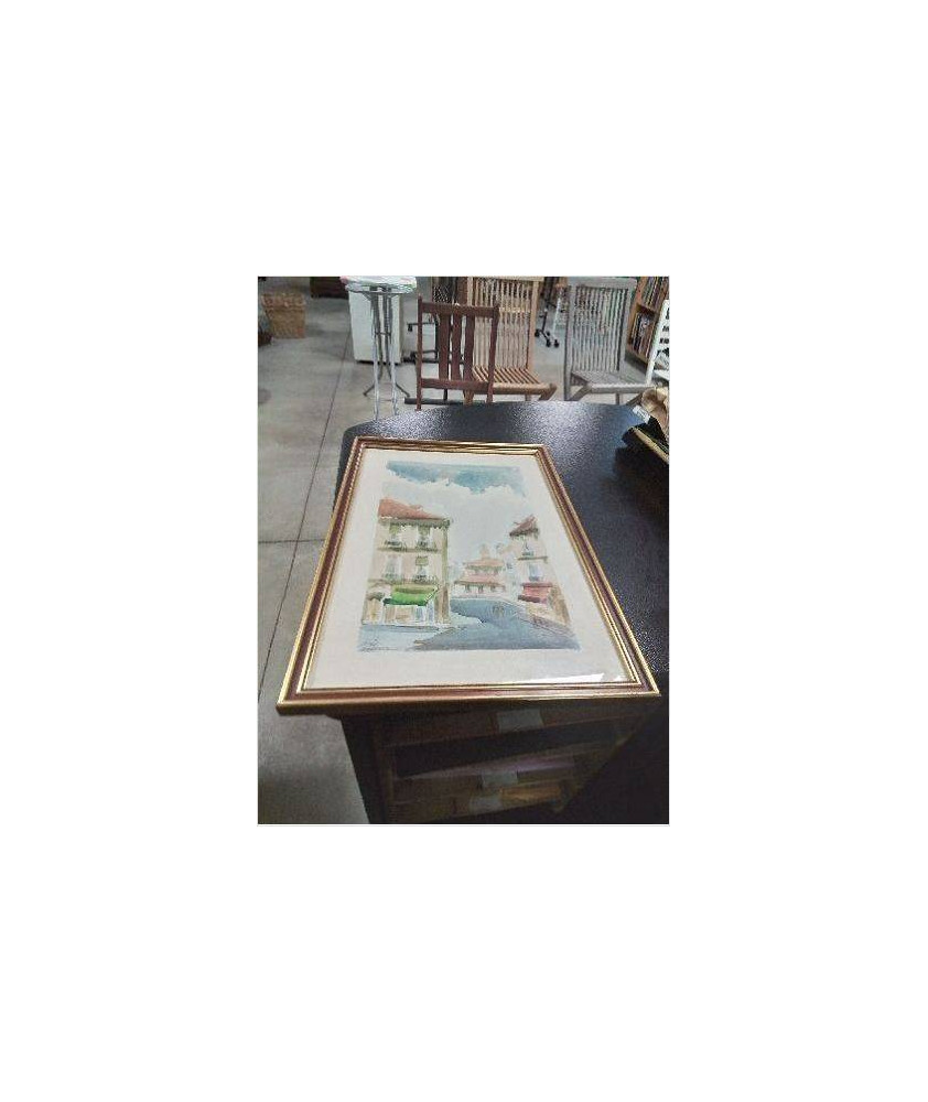 AQUARELLE RUES MADRILENES ALEXIS SEBASTIAN XXE AQUARELLE RUES MADRILENES ALEXIS SEBASTIAN XXE