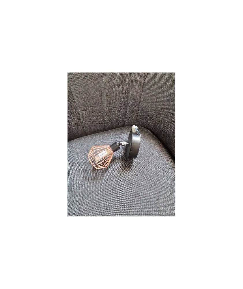 APPLIQUE MURALE ORIENTABLE METAL ROSE