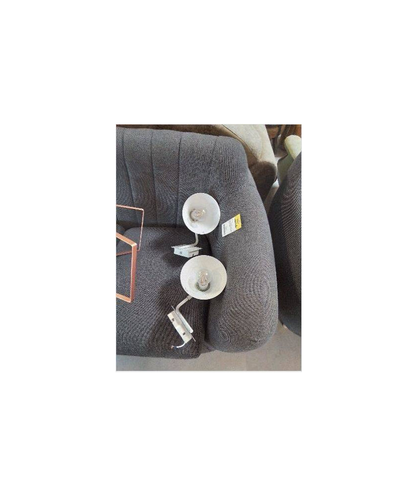 APPLIQUE MURALE SPOT ORIENTABLE METAL BLANC GOODHOME