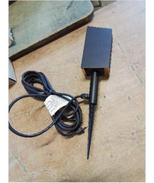 ECLAIRAGE BORNE DE JARDIN ÉLECTRIQUE MÉTAL NOIR HABITAT LONDON E15LP 25W