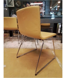  CHAISES CUIR MODERNE LOT DE 6