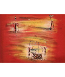 PEINTURE SIGNE 90X80 
