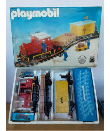TRAIN TRANSPORT DE MARCHANDISES SET 4025 + TRANSFO 4350 ( VENDU EN L ÉTAT NON TESTÉ )