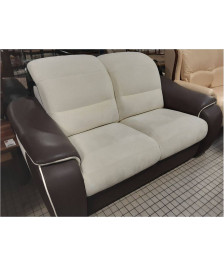 CANAPÉ CUIR/MICROFIBRE
