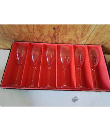 LOT DE 6 VERRES A EAU