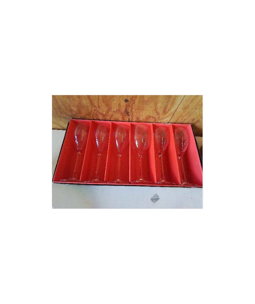 LOT DE 6 VERRES A EAU