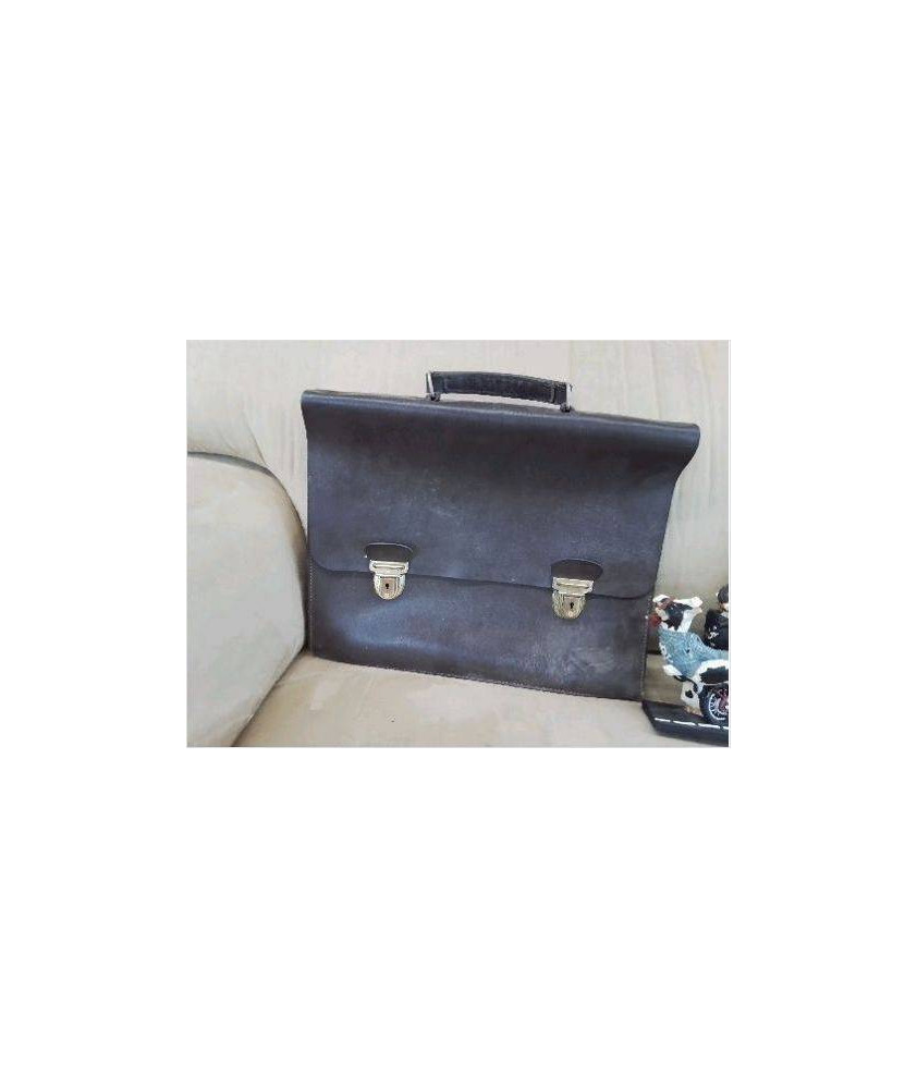 POCHETTE EN CUIR ANNEE 70