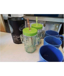 VERRE CACTUS A PAILLE 