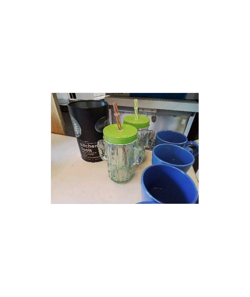 VERRE CACTUS A PAILLE 