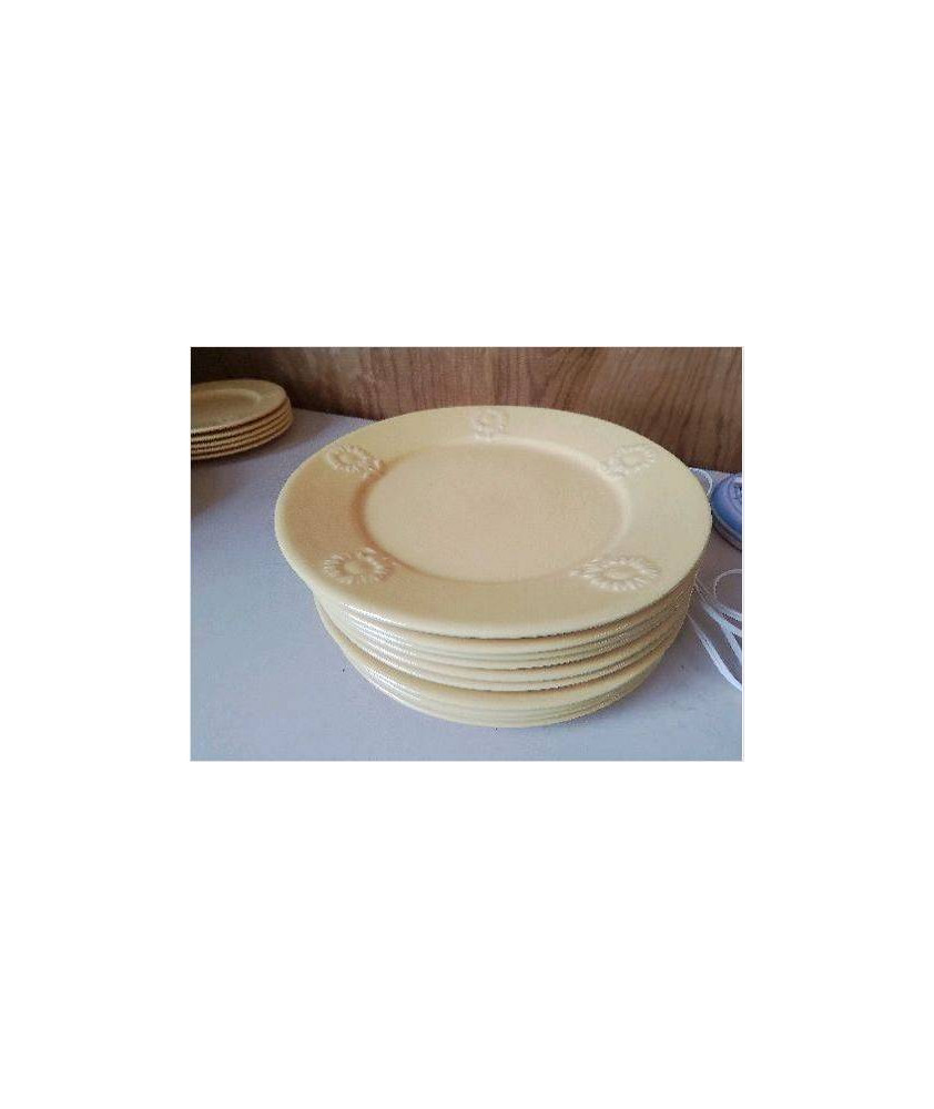 LOT DE 10 ASSIETTES TOURNESOLS