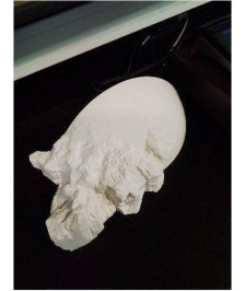 PAIRE D’APPLIQUE MURALE PLATRE BLANC ATELIER SEDAP REF 1423