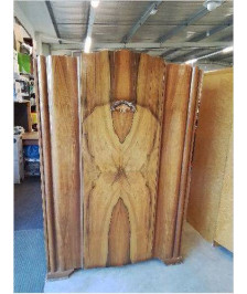 ARMOIRE PENDERIE  ANGLAISE ART DÉCO 1 PORTE