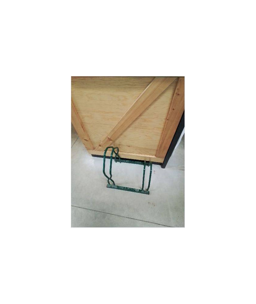 RACK A VÉLOS MÉTAL VERT