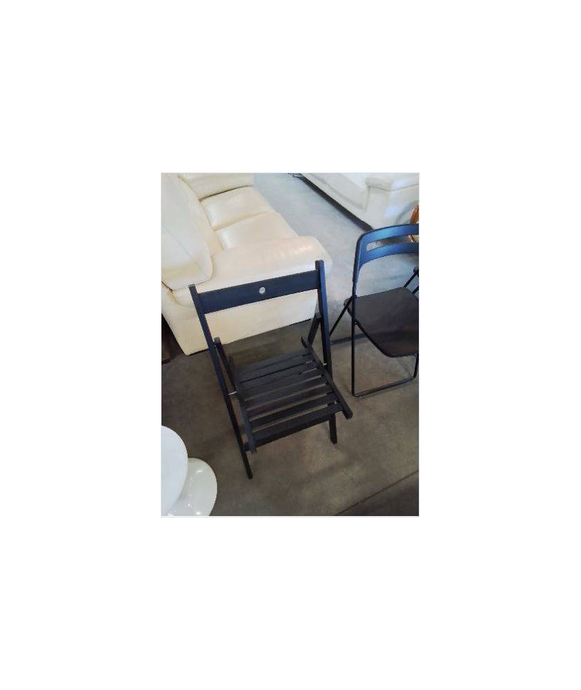 CHAISE PLIANTE BOIS NOIR