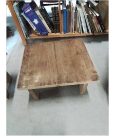 PORTE PLANTE BOIS NATUREL 