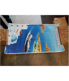 AFFICHE OFFSET CMA CGM THE FRENCH LINE MÉDITERRANÉE AGENCE ANIS 2001  98X56