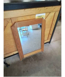 MIROIR CINTRÉ BOIS CLAIR 
