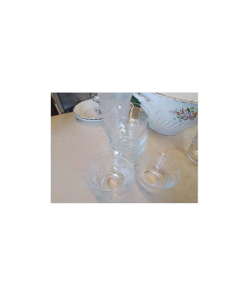 LOT DE 7 VERRES