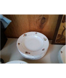 LOT DE 6 ASSIETTES CREUSES 