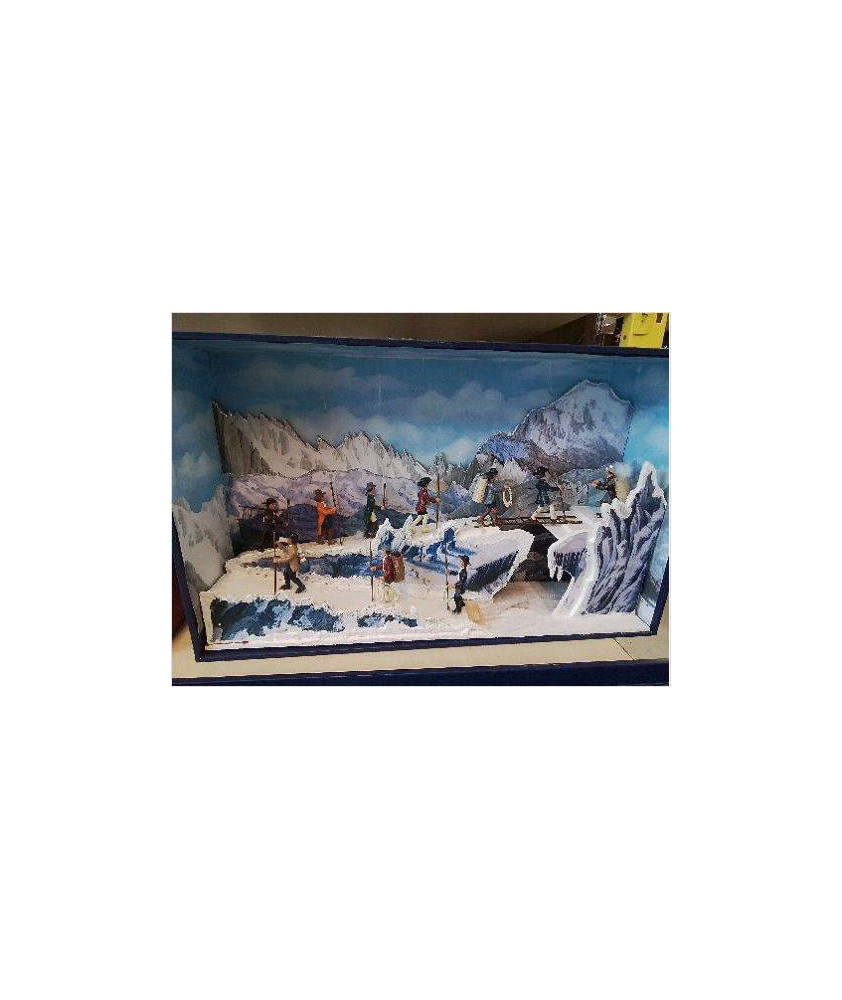 COFFRET DIORAMA 1ER ASCENSION DU MONTBLANC N°12/15